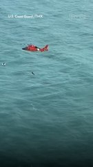 Captain Rescued After Spending Night Stranded on Cooler