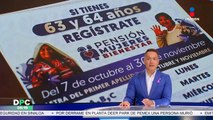 Continúa el registro para la pensión 