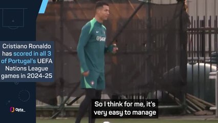 'Unique' Ronaldo ready and raring to go despite busy fixture schedule - Martinez