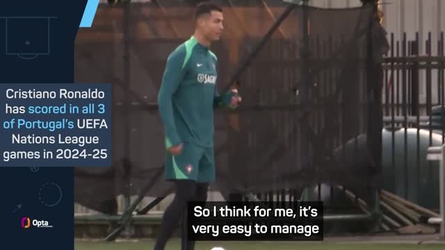 'Unique' Ronaldo ready and raring to go despite busy fixture schedule - Martinez