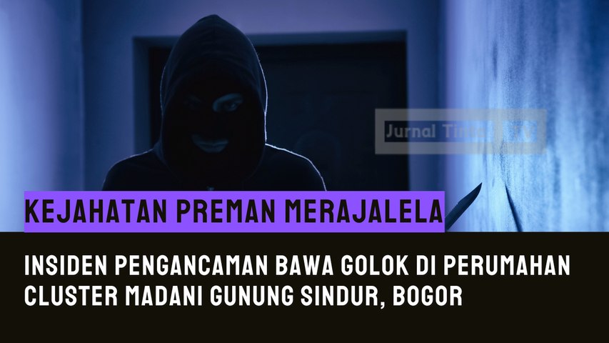 Insiden Pengancaman Bawa Golok di Perumahan Cluster Madani Gunung Sindur, Bogor