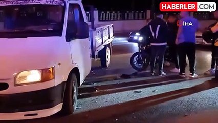 Çorum'da Motosiklet ile Kamyonetin Çarpışması: 1 Yaralı