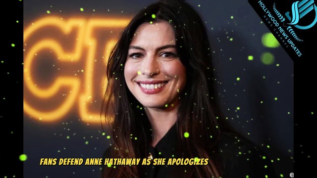 Anne Hathaway APOLOGIZES to Journalist! Fans RALLY Behind Her!