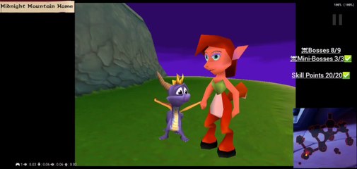 Spyro 3 Year of the Dragon PS1 Walkthrough Part 32 100%