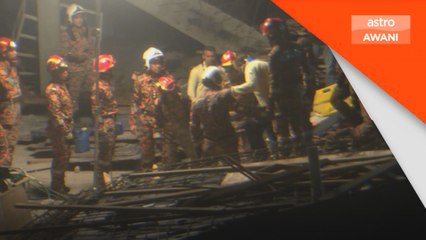 Seorang maut, dua selamat dalam insiden bangunan runtuh