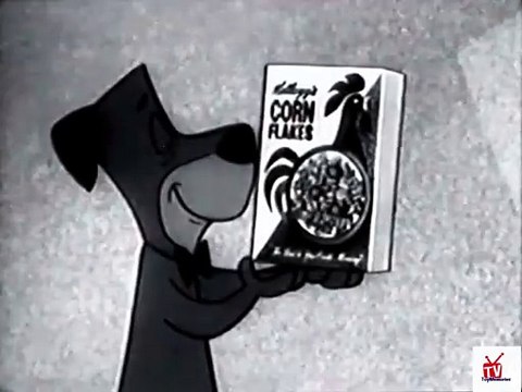 1960s Hokey Wolf & Huckleberry Hound - Kellogg's Corn Flakes TV commercial