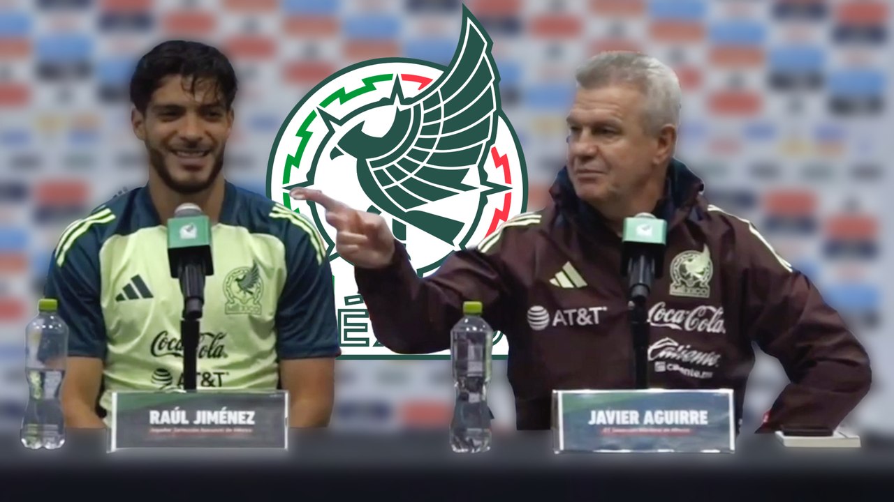 Raúl Jiménez llena de halagos a Javier Aguirre por pregunta de reportero y el 'Vasco' se burla