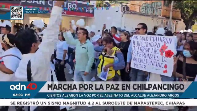 Manifestantes alzaron la voz para pedir justicia por el asesinato del alcalde Alejandro Arcos