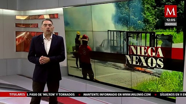 Javier May niega nexos con la delincuencia tras ola de violencia en Tabasco