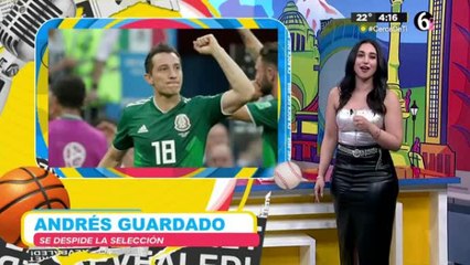 Andrés Guardado se despide de la selección
