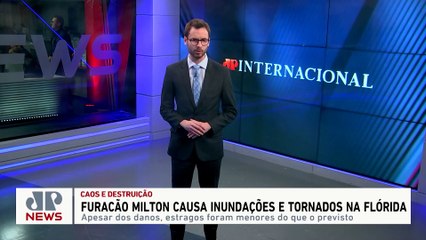 FURACÃO MILTON MATA 16 E CAUSA DESTRUIÇÃO NA FLÓRIDA | JP INTERNACIONAL - 12/10/2024