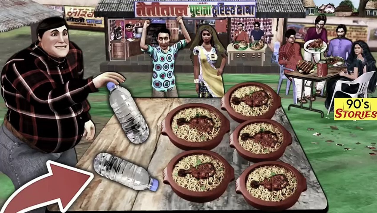 Bottle flip Challenge - Hindi बॉटल फ्लिप फूड चैलेंज - हिंदी कहानी Hindi Moral Stories Kahaniya अनदेखी हिंदी कहानी Hindi Fairy Tales Stories