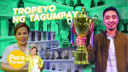 Panalo ng iba, pinagkakitaan sa pamamagitan ng paggawa ng trophy?! | Pera Paraan