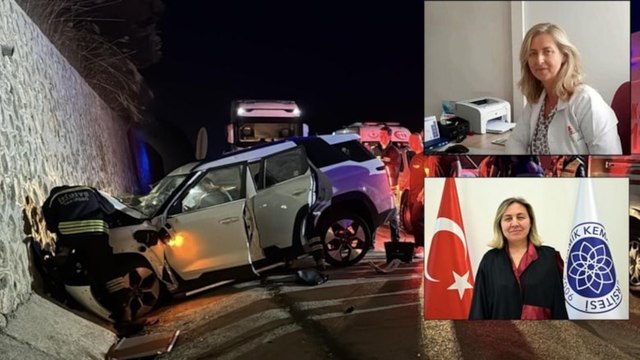 Tekirdağ'da feci kaza: İki doktor öldü
