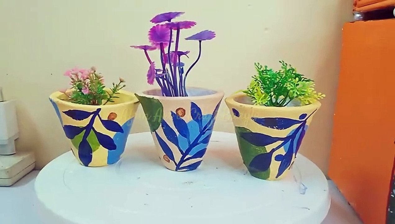 afrin art & craft Bangla || Aesthetic Flower Vase from Waste Materials |  DIY Home Decors