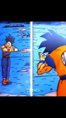 Ultra instinct goku vs Beast Gohan Manga Animation