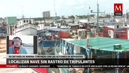 En Yucatán, náufrago hallado sobre barco pesquero hundido por 'Milton' se soltó