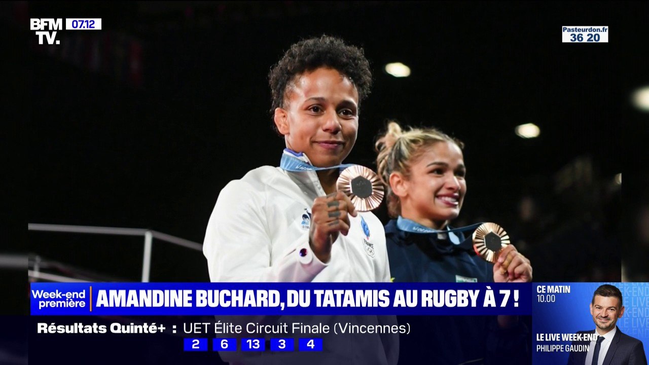 Amandine Buchard, star du judo français, se lance dans le rugby à 7 et espère disputer les JO de 2028 dans les deux disciplines
