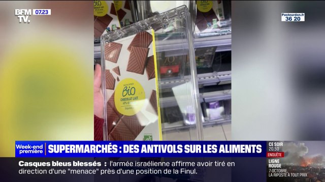 Monoprix fait polémique en plaçant des tablettes de chocolat sous antivol