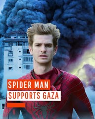Spider Man Supports Gaza
