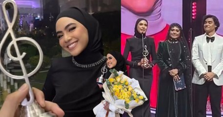 Erysha Emyra Diiktiraf Artis Baharu Wanita Popular 2024