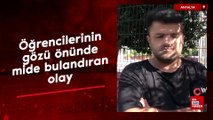 Antalya’da ilkokul öğrencilerinin gözü önünde mide bulandıran olaya mahalleli tepkisi