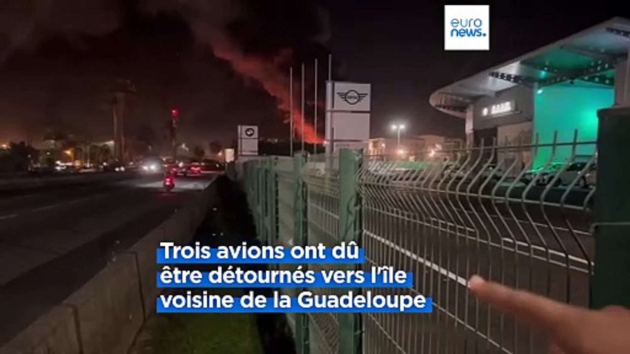 Emeutes en Martinique : l'aéroport a repris ses activités après l'intrusion de manifestants