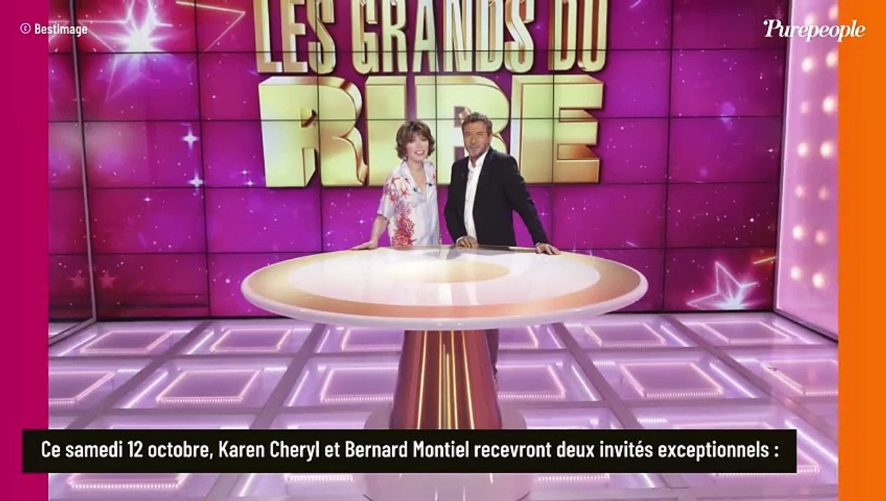 Michel Leeb et Christine Kelly à l'honneur dans Les Grands du rire avec Bernard Montiel et Karen Cheryl