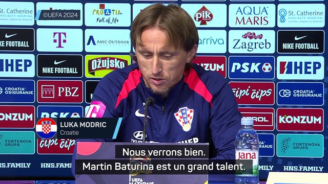 Modric : Baturina va devenir un joueur clé de l'équipe croate à l'avenir