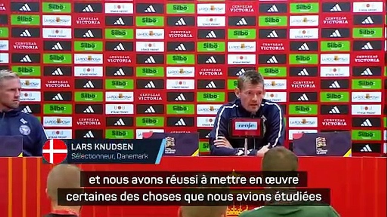 Knudsen : "L'Espagne a été la meilleure équipe nationale au cours des quatre ou cinq derniers mois"