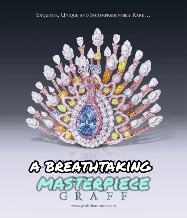 Peacock Brooch Diamond 100 Million