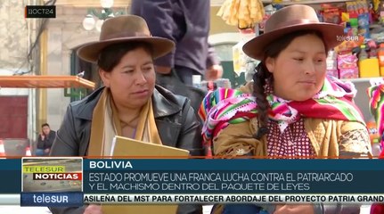 En Bolivia progresos en derechos femeninos no consiguen disminuir la desigualdad de género