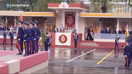 Emotivo momento en el se ha entonado la marcha de La Muerte