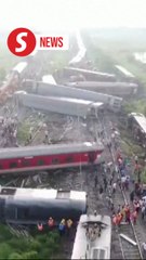 Download Video: At least 19 passengers wounded in India train collision