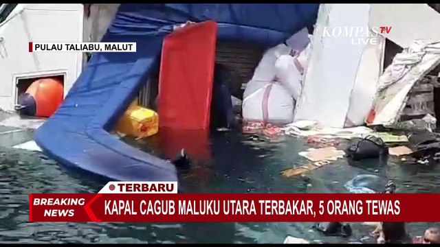 Ini Kronologi dan Dugaan Penyebab Kebakaran Speedboat yang Ditumpangi Cagub-Cawagub Maluku Utara