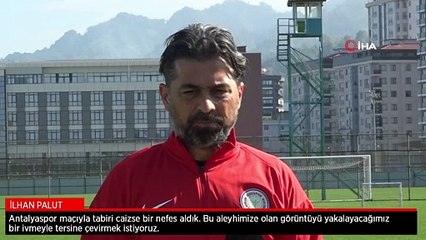 İlhan Palut: Antalyaspor maçıyla tabiri caizse bir nefes aldık