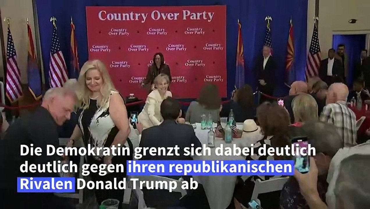 Harris: "Mächtige Kräfte versuchen, die USA zu entzweien"