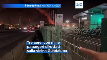 Proteste nell'isola della Martinica per il caro vita: chiuso l'aeroporto