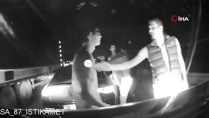 Ambulans şoförü darp edildi! araç içi kamera görüntüleri