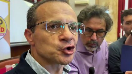 Cateno De Luca, conferenza stampa