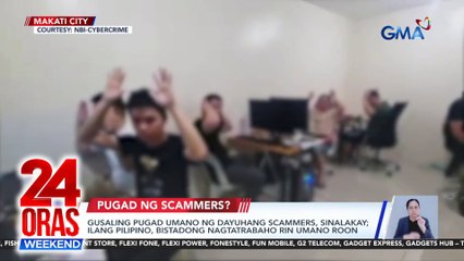 24 Oras Weekend Part 1 - "Scam hub" sinalakay; Big-time oil price hike; Garma itinuro si Duterte; atbp.