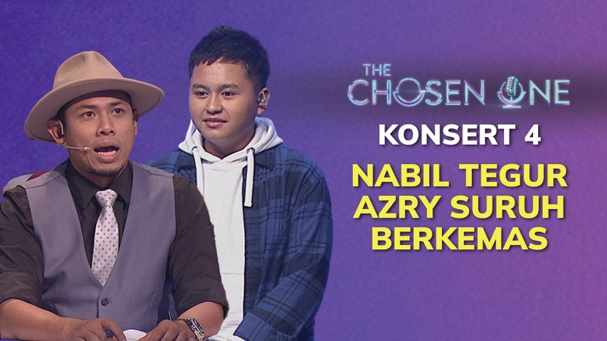 Nabil tegur Azry suruh sentiasa berkemas | The Chosen One Musim Ke-2 | Konsert 4