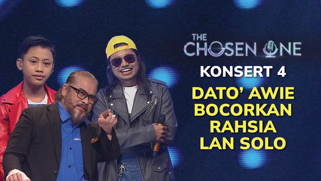 ALAMAK! Dato’ Awie bocorkan RAHSIA Lan SOLO depan Eriq | The Chosen One Musim Ke-2 | Konsert 4