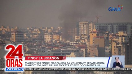 Ilang Pilipino sa Lebanon, gusto nang umuwi matapos masaksihan ang mga pagsabog | 24 Oras Weekend
