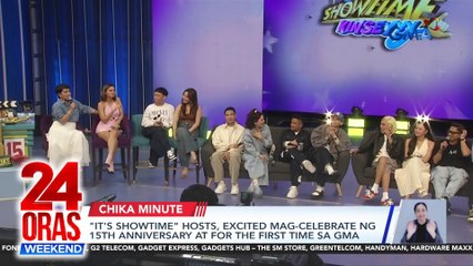 "It's Showtime" hosts, excited mag-celebrate ng 15th anniversary at for the first time sa GMA | 24 Oras Weekend