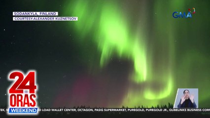Aurora borealis o northern lights, namataan sa iba't ibang bansa | 24 Oras Weekend