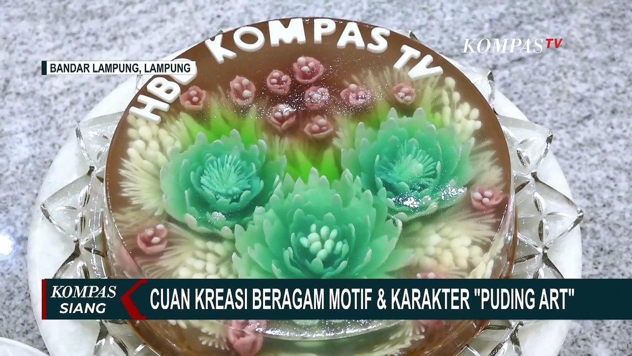 Cerita Gadis di Lampung Hasilkan Cuan dari Usaha 'Puding Art'