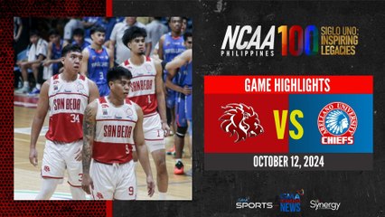 San Beda vs. Arellano (Men's Basketball Round 2 Highlights) | NCAA Season 100