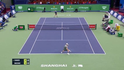 Shanghai - Jannik Sinner en finale du Masters 1000 de Shanghai !