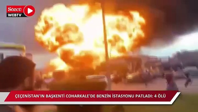 Çeçenistan'ın başkenti Coharkale'de benzin istasyonu patladı: 4 ölü
